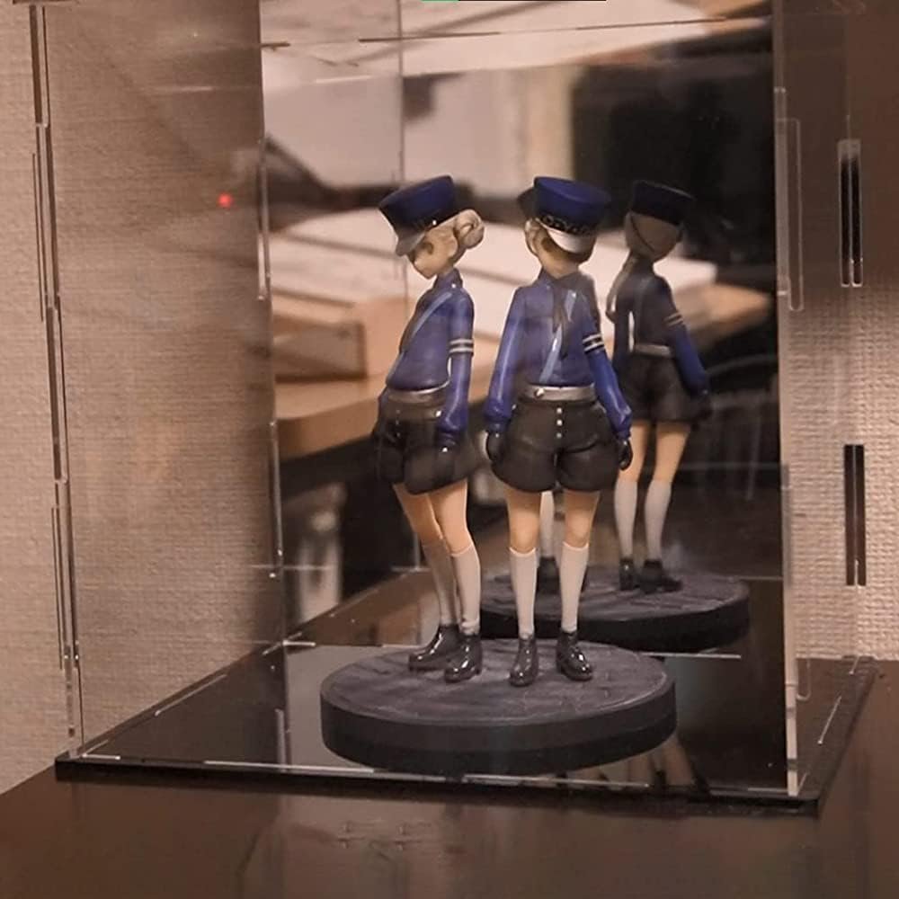 oem odm display case 7.8x5.9x7.8inch,20x15x20cm for collectibles assemble clear acrylic box alternative glass case for display action figures home storage organizing toys factory & wholesale supplier