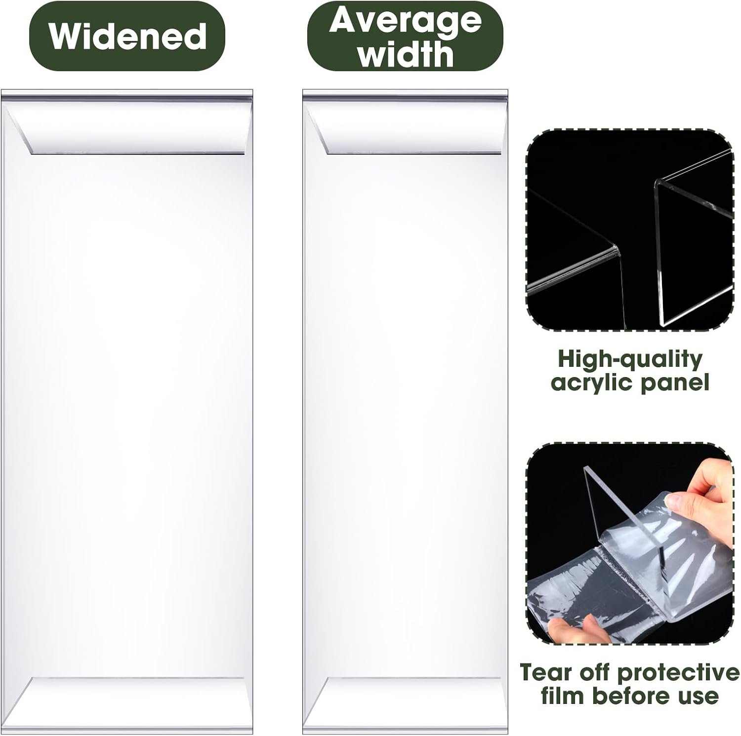 wholesale suzile 8 pcs large acrylic display riser set 4 sizes 12
