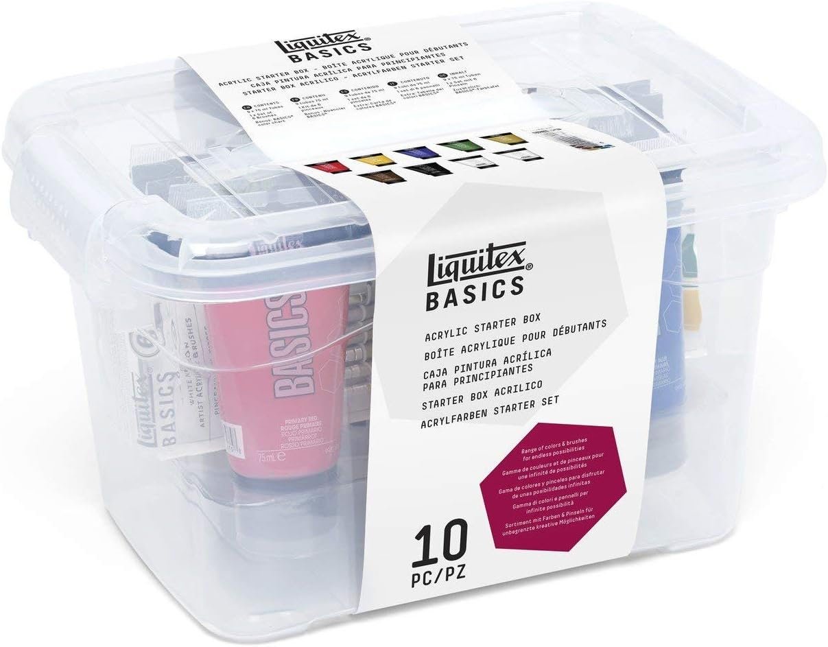 oem odm liquitex basics acrylic paint set, 9 x 75ml (2.4-oz), starter box factory & wholesale supplier
