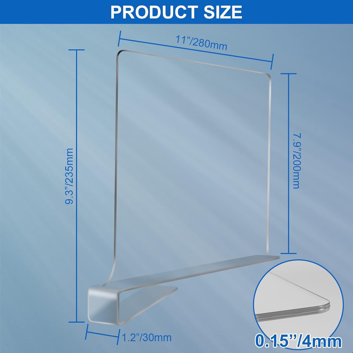 oem odm acrylic shelf dividers for closet organization 6pcs closet shelf divider closet dividers for shelves shelf organizer for closet shelf organizer for wood closet separator clear factory & wholesale supplier