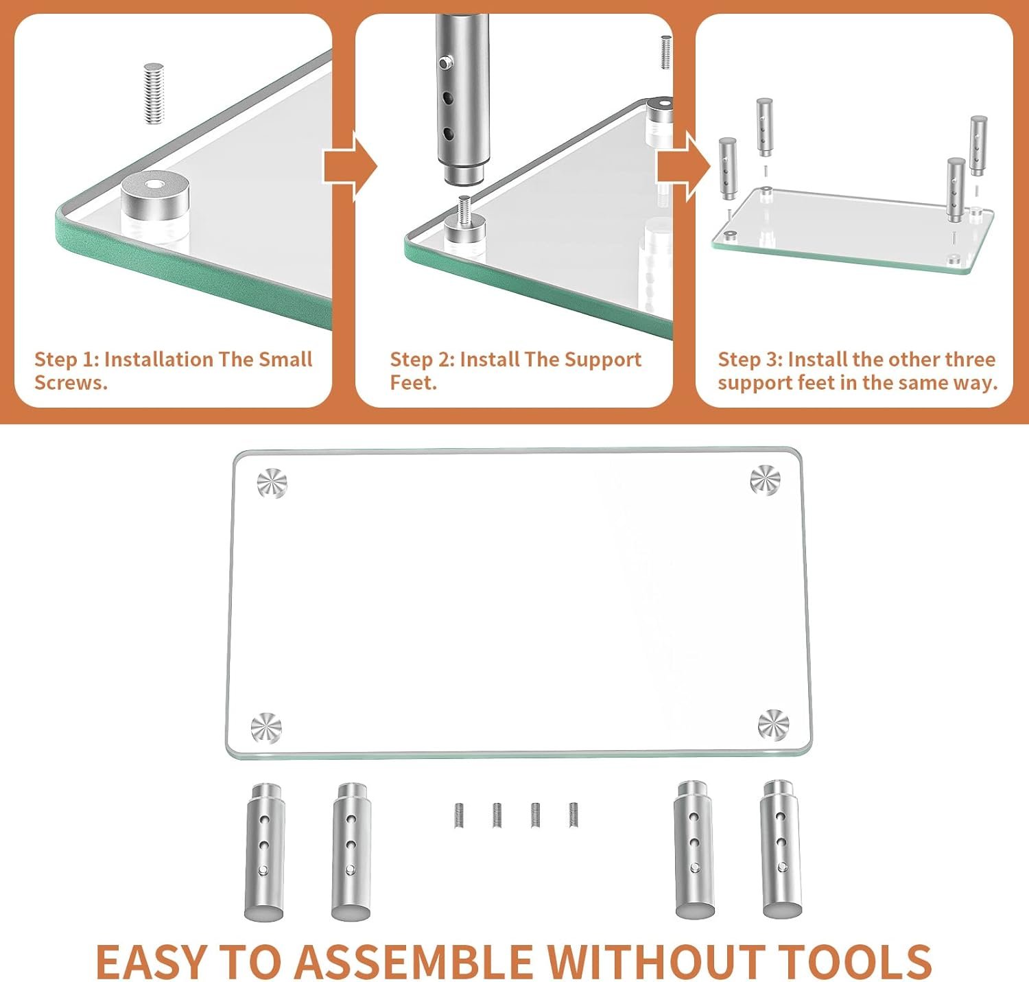 oem odm hemudu monitor stand -3 adjustable height monitor riser, computer monitor stand, desktop organizer, monitor stand riser for pc, computer, laptop clear factory & wholesale supplier