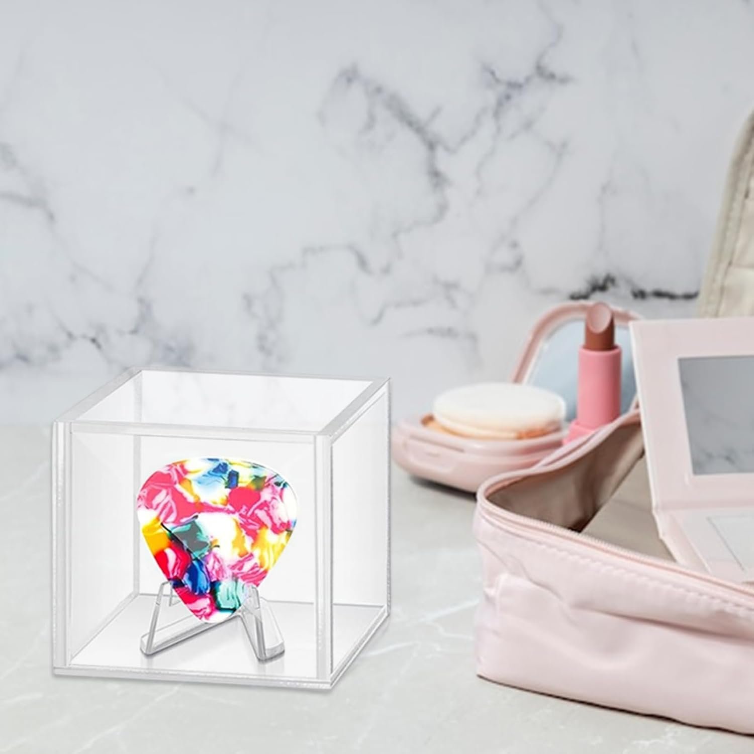 wholesale acrylic rings display box rings storage box for jewelry and guitar picks with high transparency and designs factory & supplier oem odm