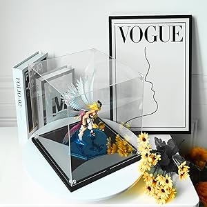 oem odm acrylic display case for collectibles assemble clear acrylic display box for lego alternative glass case for showcasing figures doll toys home storage(10x10x10 inch, 25x25x25 cm) factory & wholesale supplier