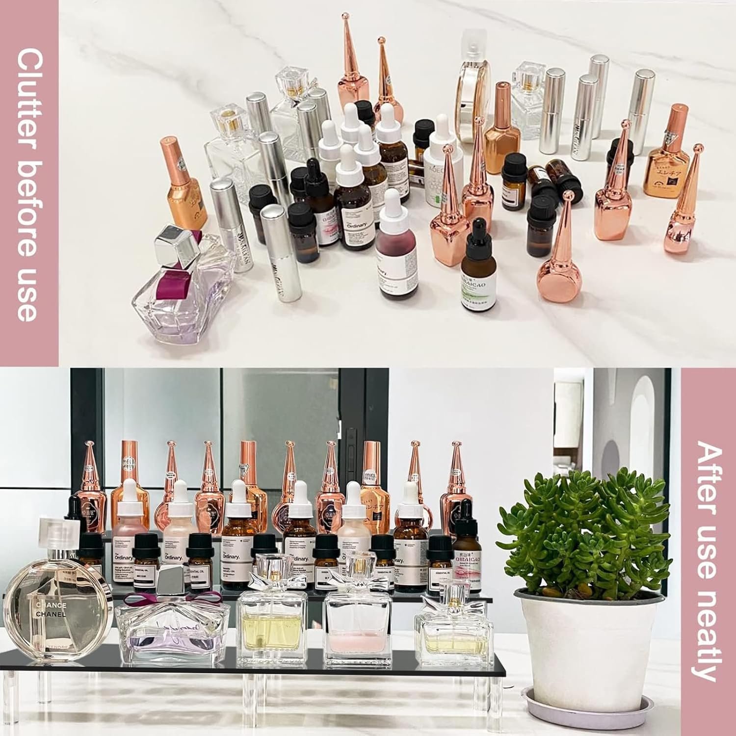 wholesale azeam 2 packs 15 3/4 inch acrylic riser display stand shelf clear 3 tier display shelves compatible with figures cupcake stand food dessert holder factory & supplier oem odm
