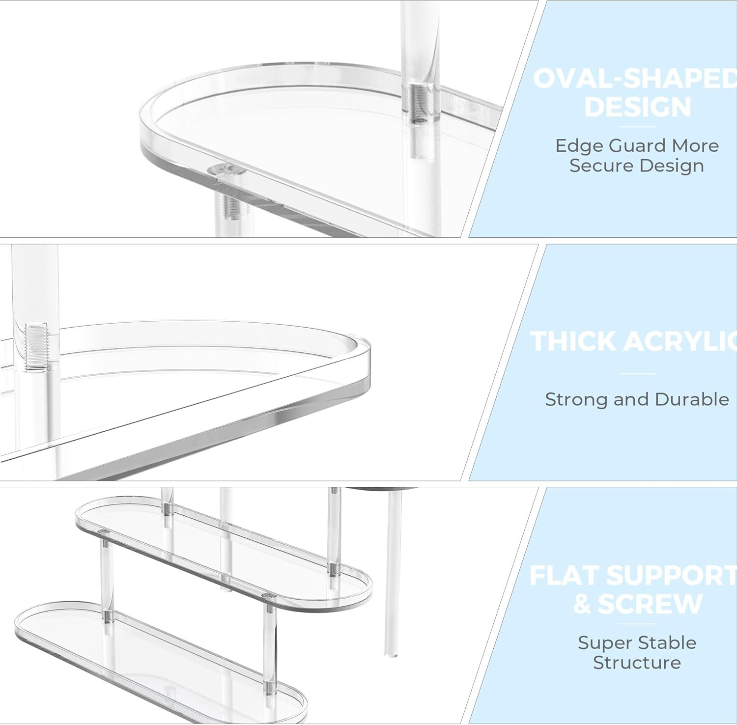 oem odm acrylic risers display stand, clear perfume organizer, clear cupcake stand holder, dessert display for party, display shelf for cologne skincare 𝐚𝐦𝐢𝐢𝐛𝐨 funko-pop figure collection factory & wholesale supplier