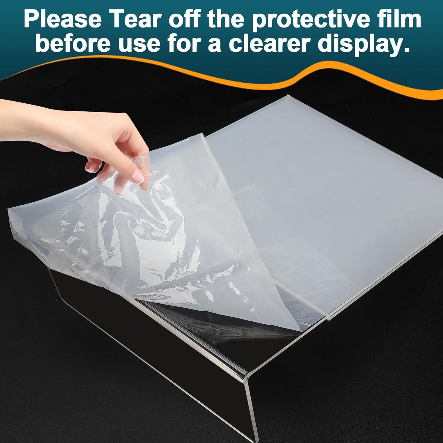 wholesale 12 pack acrylic sign holder 8.5x11 inches, clear plastic table paper display stand, l-shape vertical menu holder stand, clear picture photo flyer display stand for restaurants, store, office desktop factory & supplier oem odm