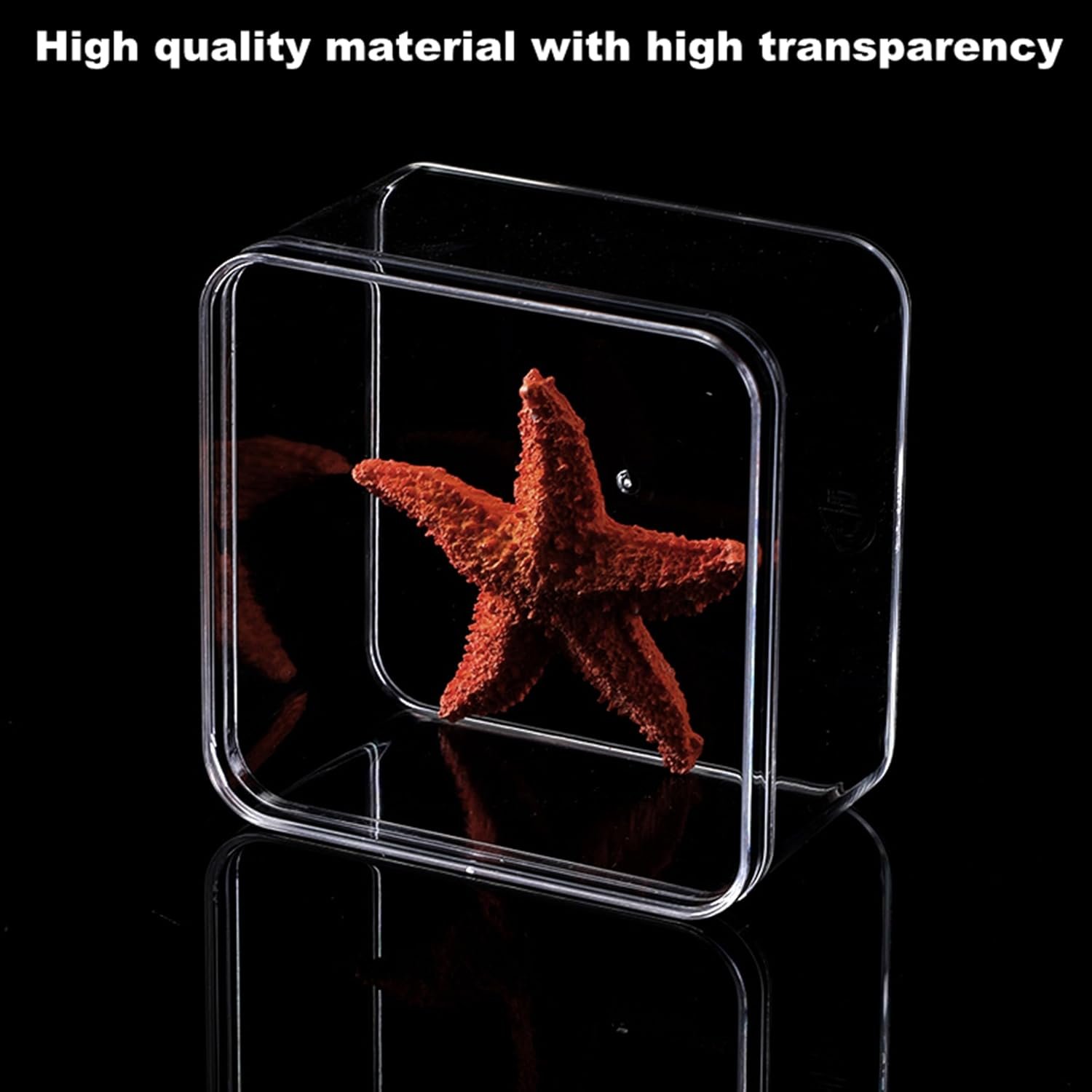 oem odm acrylic box clear display boxes with lids 4 packs square cube jewelry storage box candy containers factory & wholesale supplier