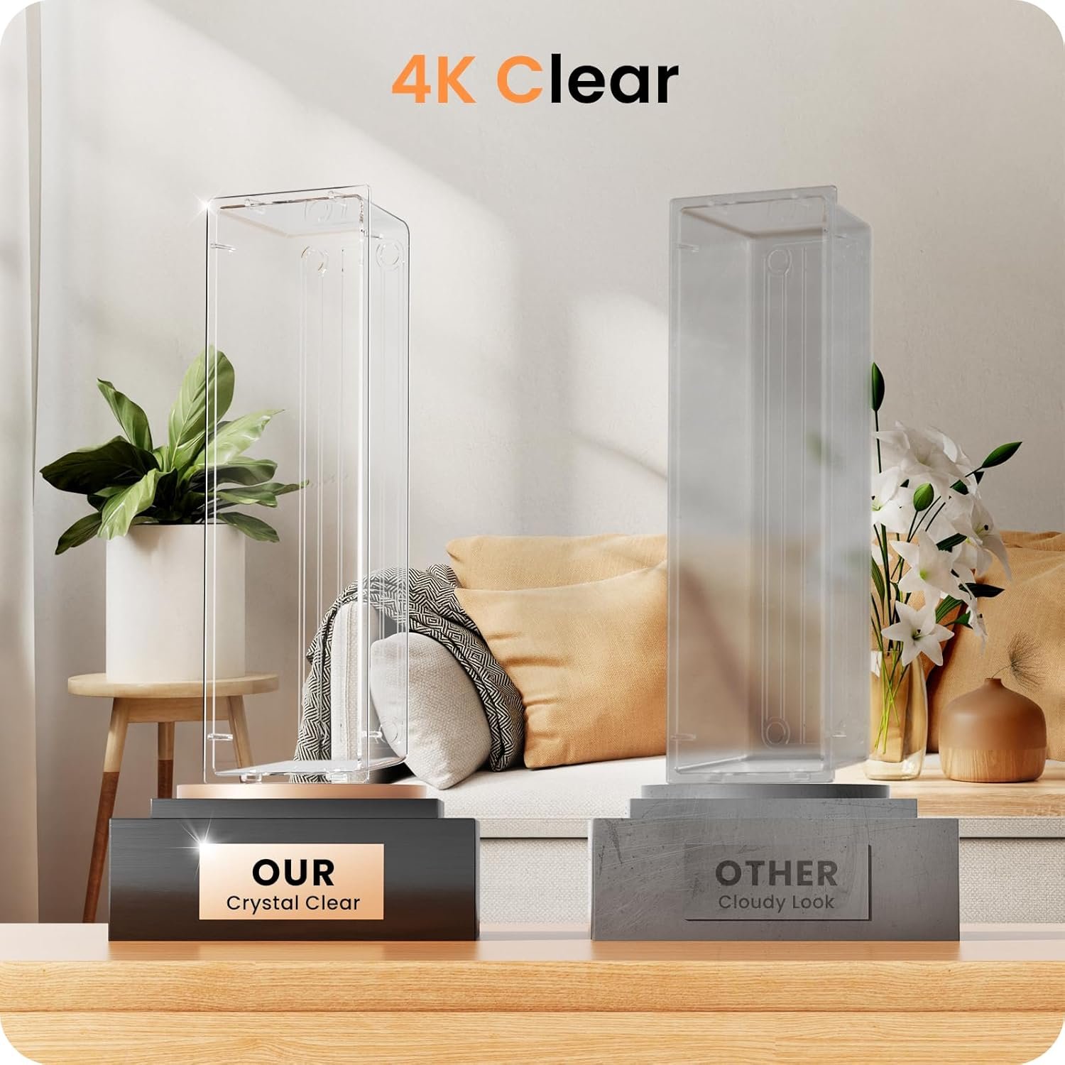 oem odm a-lugei 【crystal design】 clear desk drawer organizer,【military grade】 acrylic makeup organizer, bathroom organizers and storage, drawer divider for office kitchen bedroom vanity jewelry pantry garage factory & wholesale supplier