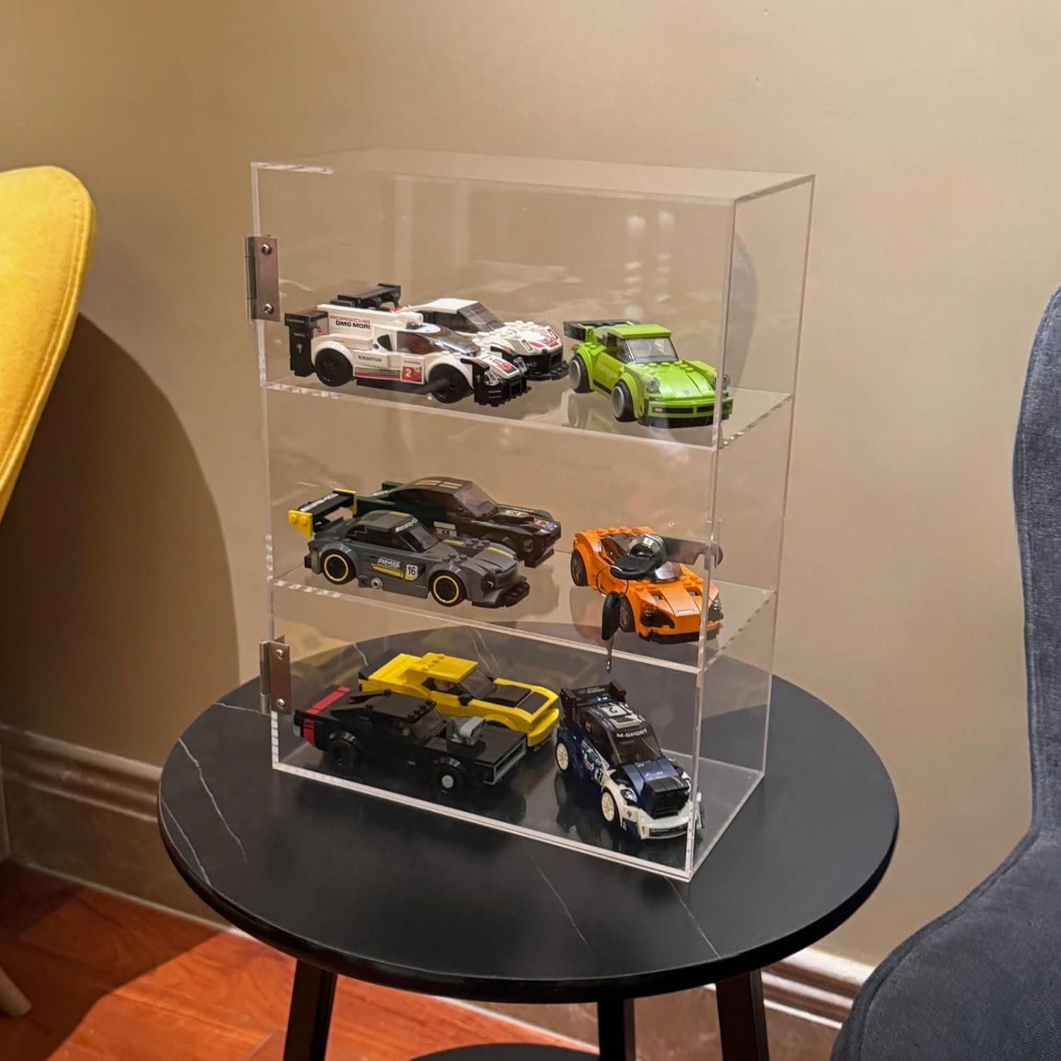 wholesale acrylic display case with lock key, countertop display case, clear showcase display cabinet safe storage, retail display case for collectibles (3 tier,11.8 x 5.9 x 15.7 inch) factory & supplier oem odm