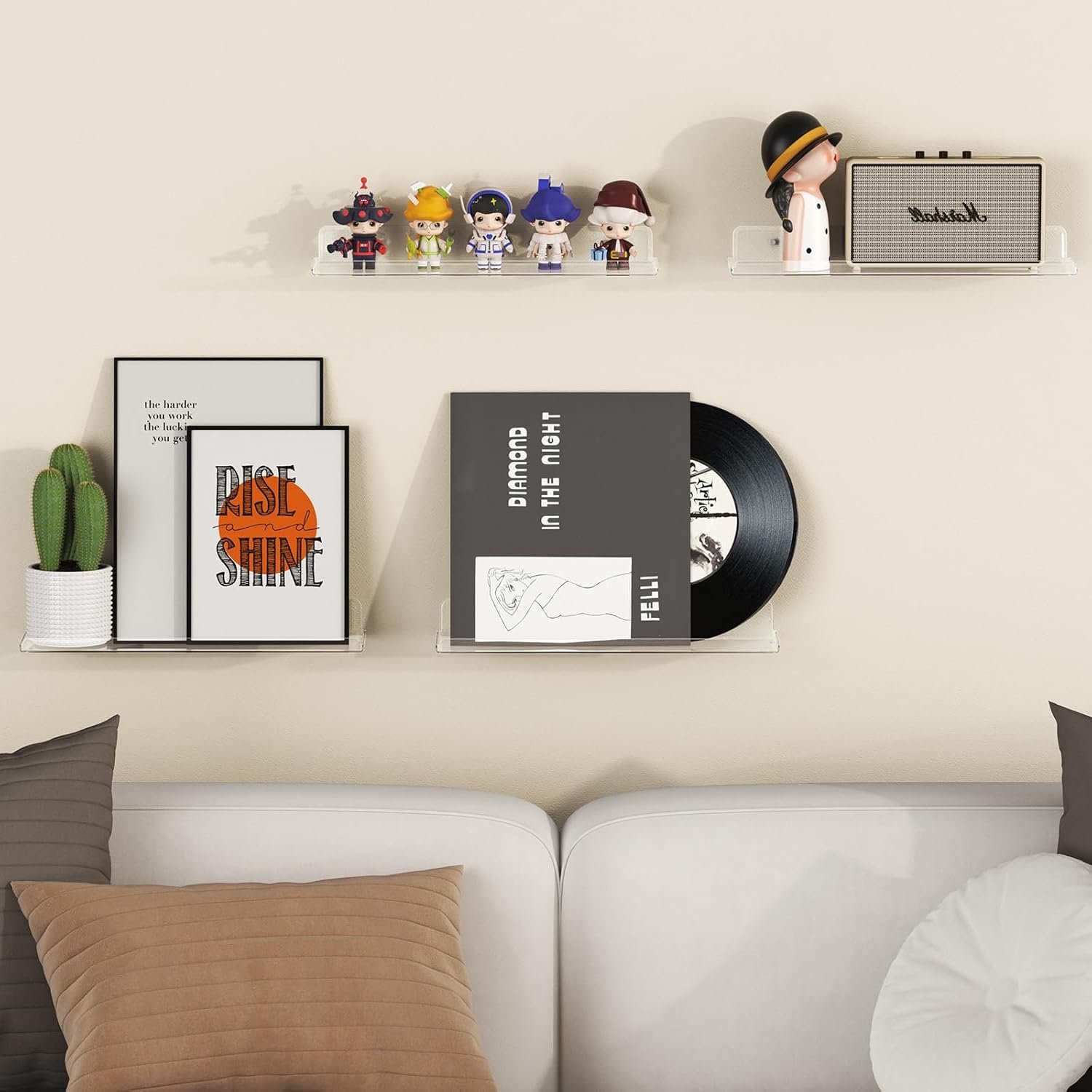 wholesale lifewit floating shelves for wall, 6 pack 15