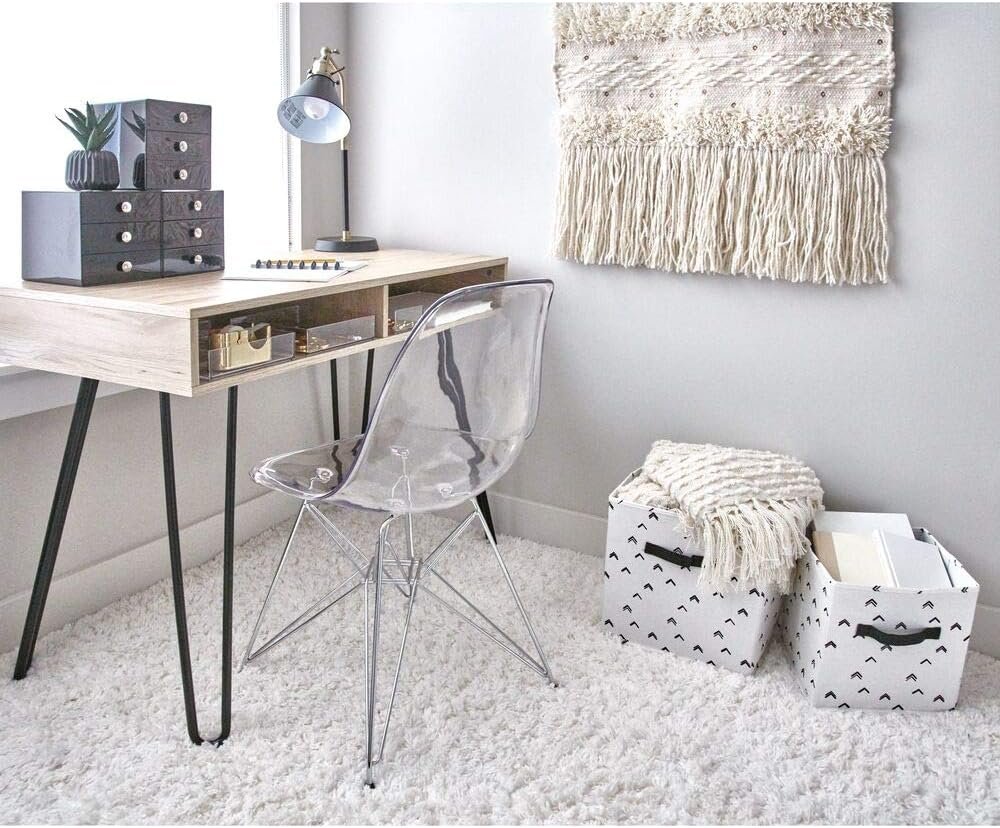 oem odm idesign decorative countertop vanity tray organizer for bathroom, bedroom, closet, entryway, the clarity collection – 8