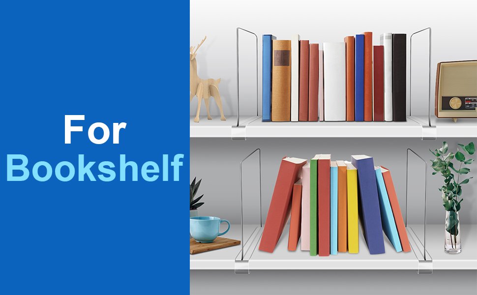oem odm acrylic shelf dividers for closet organization 6pcs closet shelf divider closet dividers for shelves shelf organizer for closet shelf organizer for wood closet separator clear factory & wholesale supplier