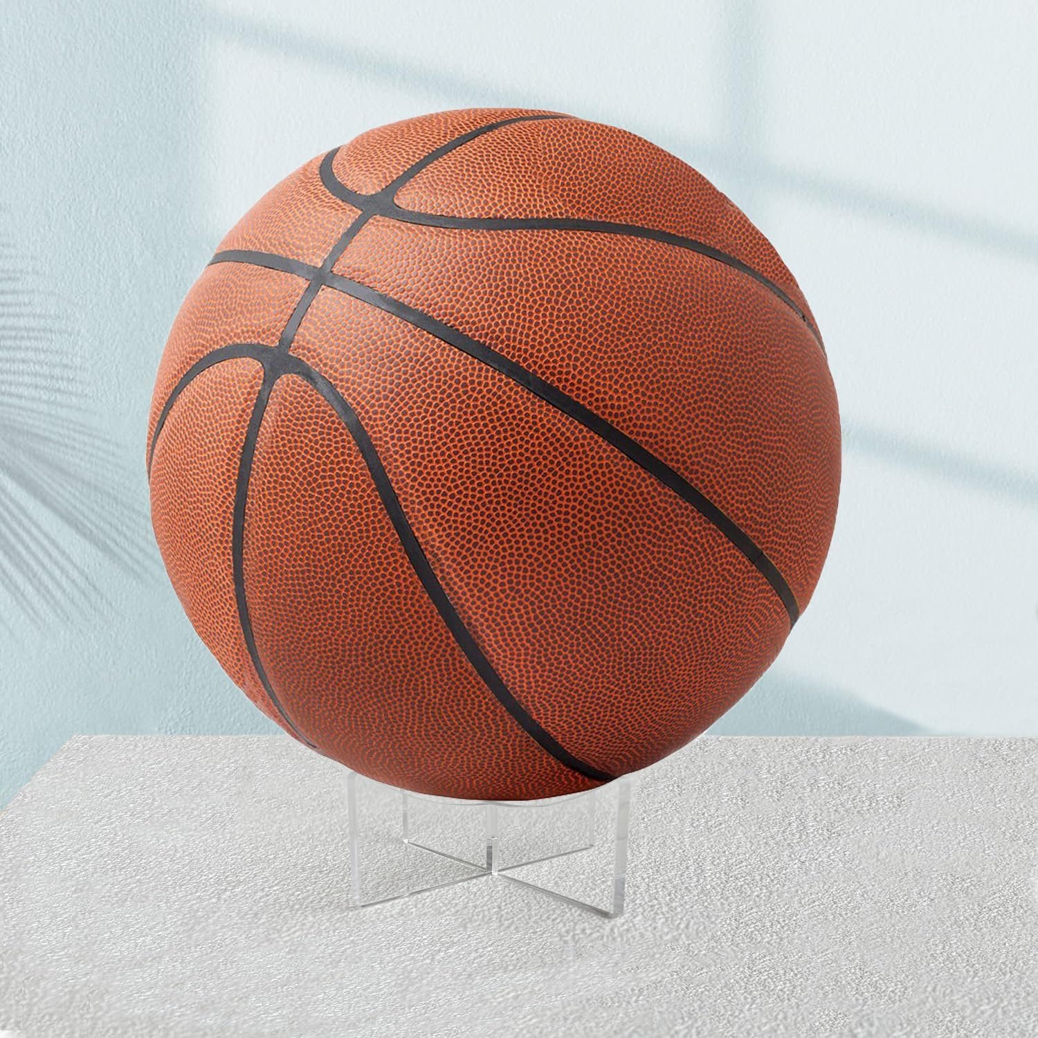 wholesale basketball stand, 3-pack acrylic ball stand for display, clear storage holder for football basketball soccer volleyball rugby factory & supplier oem odm