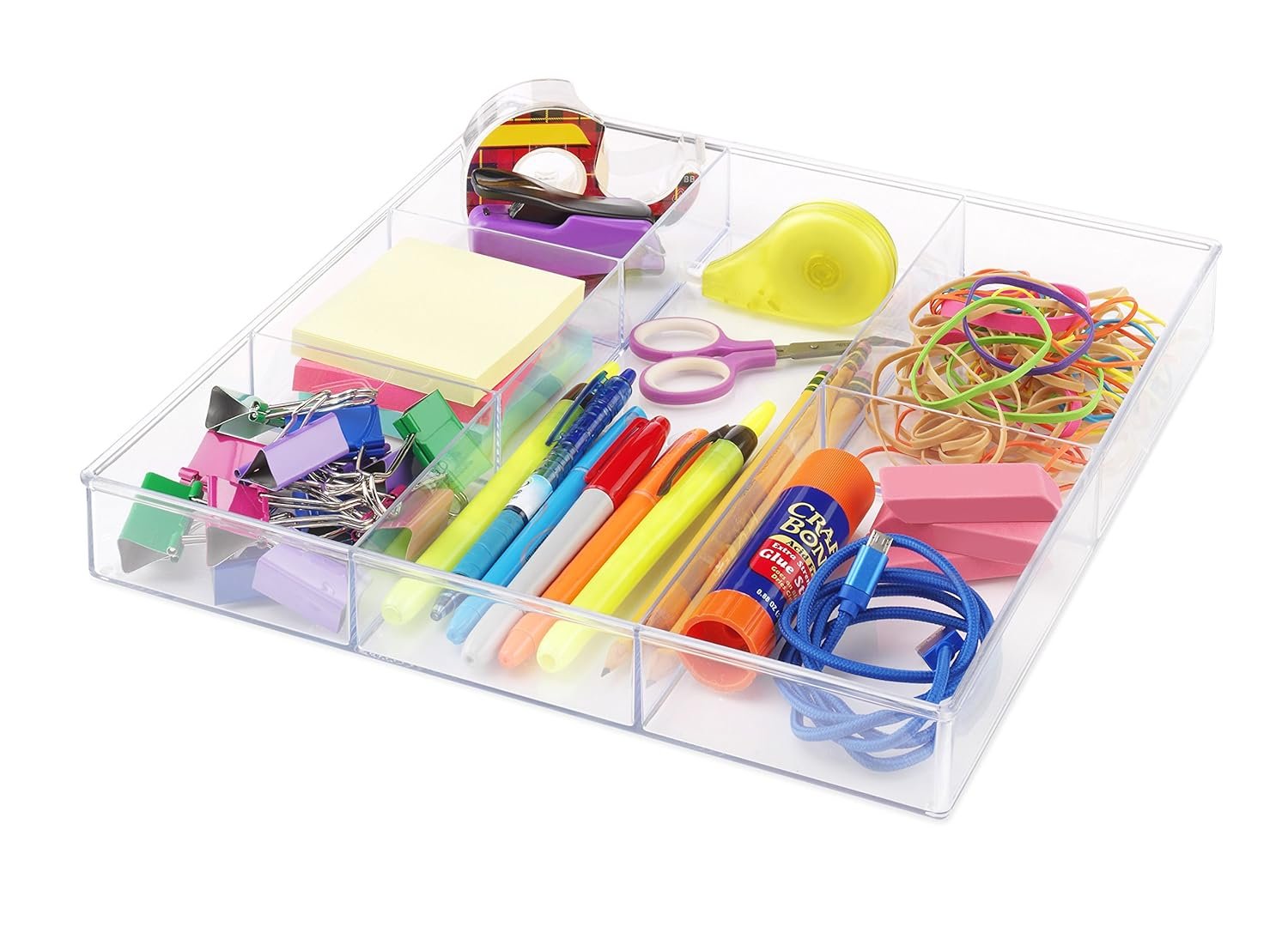 oem odm whitmor 6-section clear drawer organizer factory & wholesale supplier
