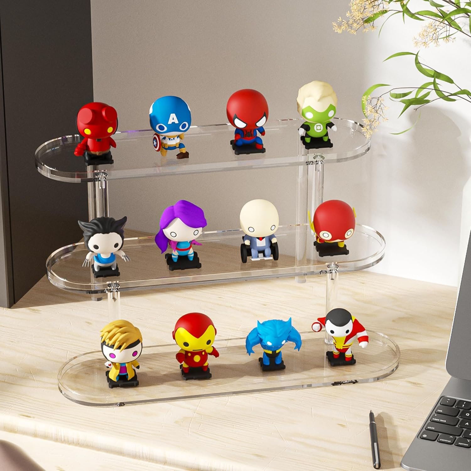 oem odm acrylic risers display stand, clear perfume organizer, clear cupcake stand holder, dessert display for party, display shelf for cologne skincare 𝐚𝐦𝐢𝐢𝐛𝐨 funko-pop figure collection factory & wholesale supplier