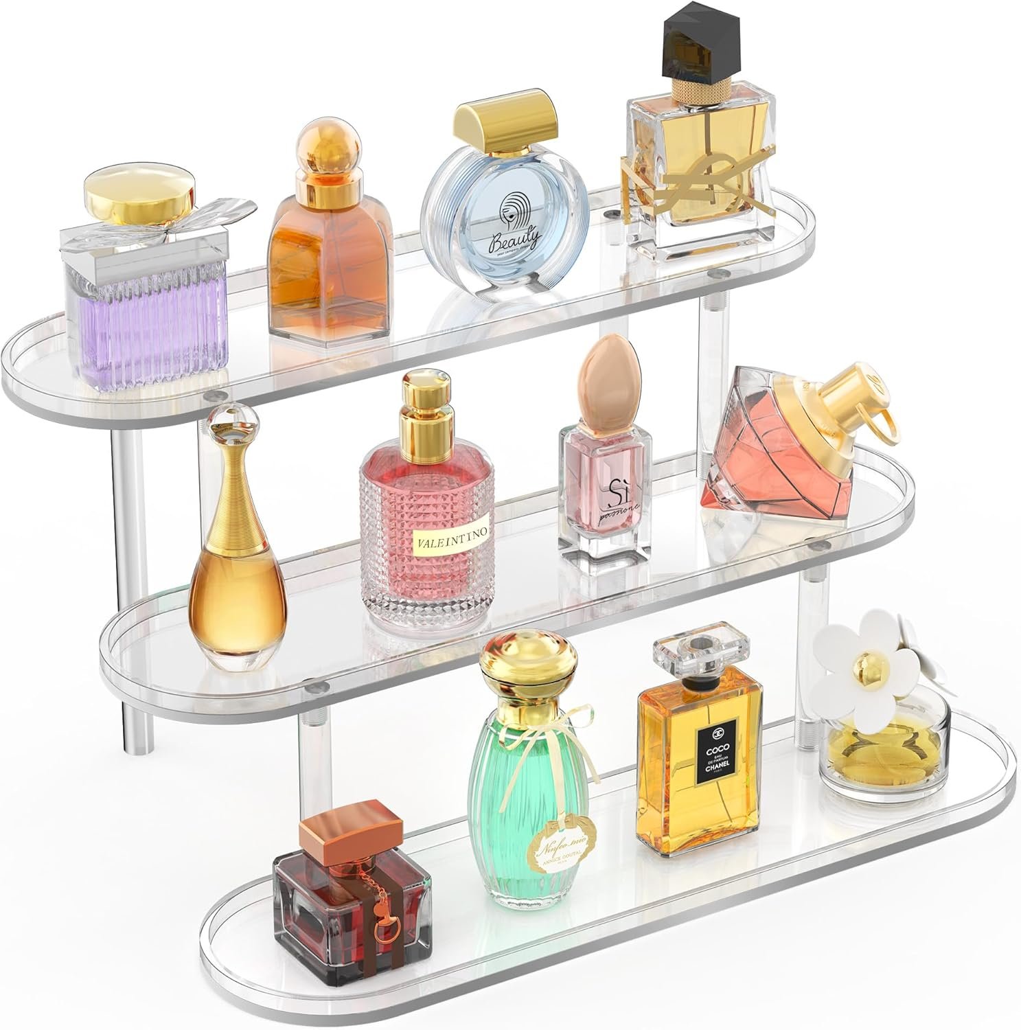 oem odm acrylic risers display stand, clear perfume organizer, clear cupcake stand holder, dessert display for party, display shelf for cologne skincare 𝐚𝐦𝐢𝐢𝐛𝐨 funko-pop figure collection factory & wholesale supplier