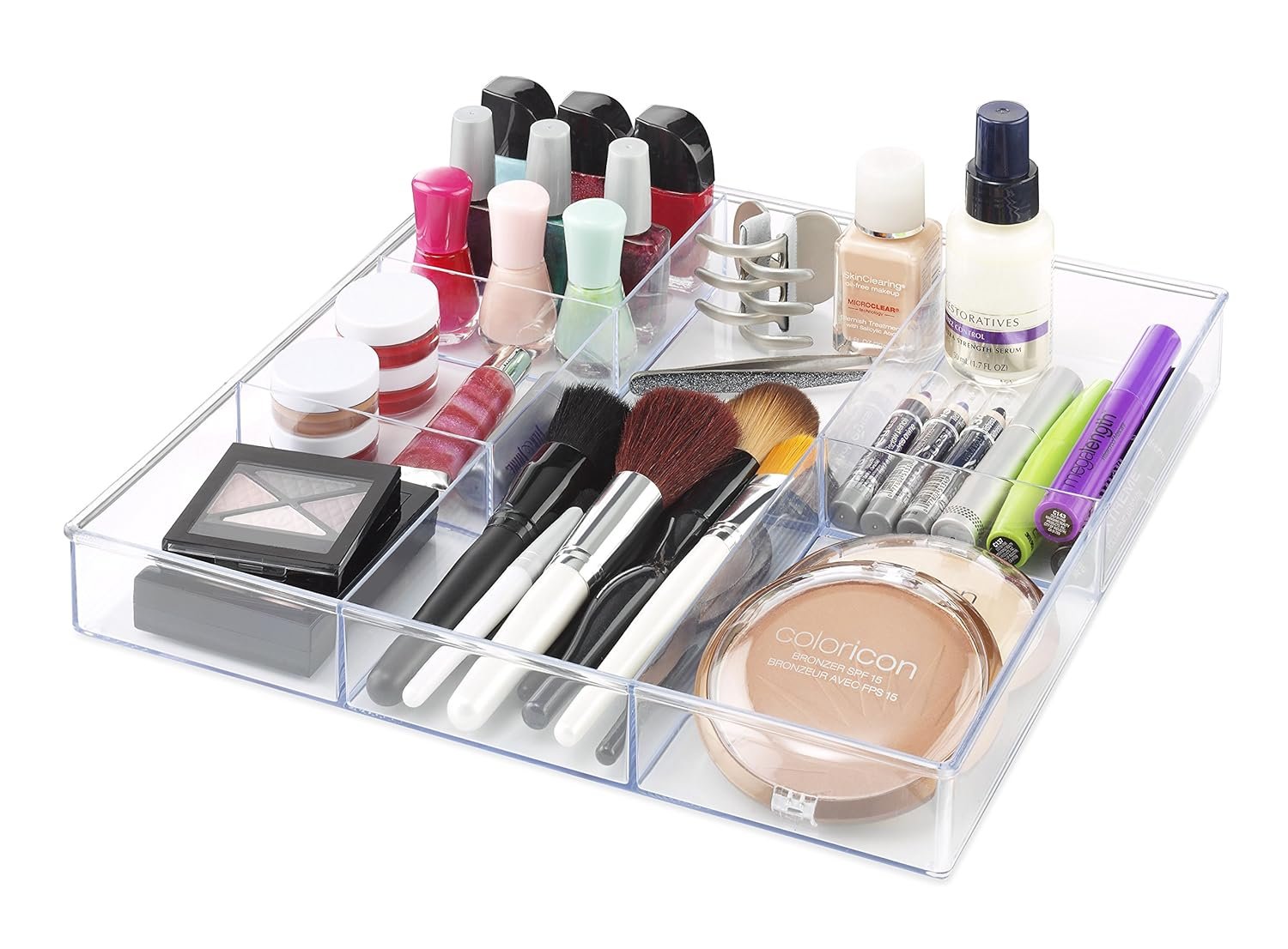 oem odm whitmor 6-section clear drawer organizer factory & wholesale supplier