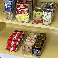 oem odm simple houseware clear drawer organizer for office bin desk storage, assorted size, 6 packs factory & wholesale supplier