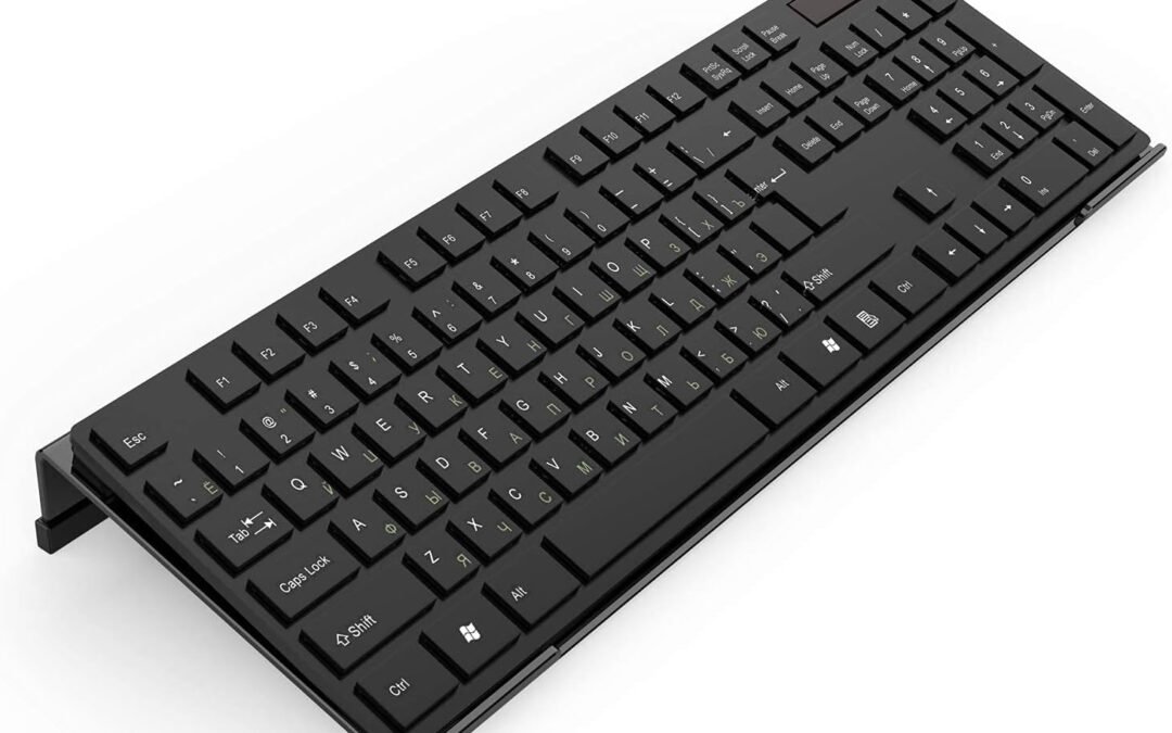 OEM ODM Acrylic Tilted Computer Keyboard Stand for Ergonomic Typing, Keyboard Tray Holder with Silicone Non-Slip Case, Black Factory & Wholesale Supplier