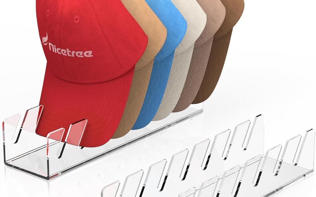 OEM ODM Nicetree Hat Organizer for Baseball Caps, 2 Pcs No Install Acrylic Hat Racks for 14 Baseball Caps Storage, Hat Stand for Baseball Caps Display and Organizer for Dresser, Bedroom, Closet, Office Factory & Wholesale Supplier