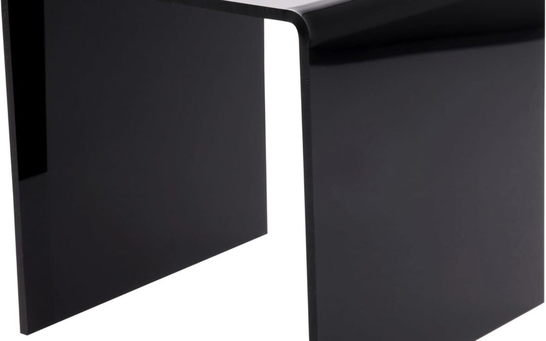 OEM ODM Plymor Black Acrylic Square Display Riser, 6″ H x 6″ W x 6″ D (3/16″ Thick) Factory & Wholesale Supplier