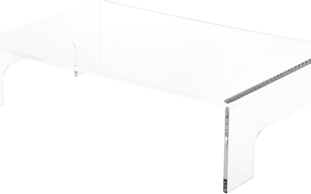 OEM ODM Plymor Clear Acrylic Display Riser with Tray Handles, 4″ H x 15″ W x 10″ D (3/16″ Thick) Factory & Wholesale Supplier