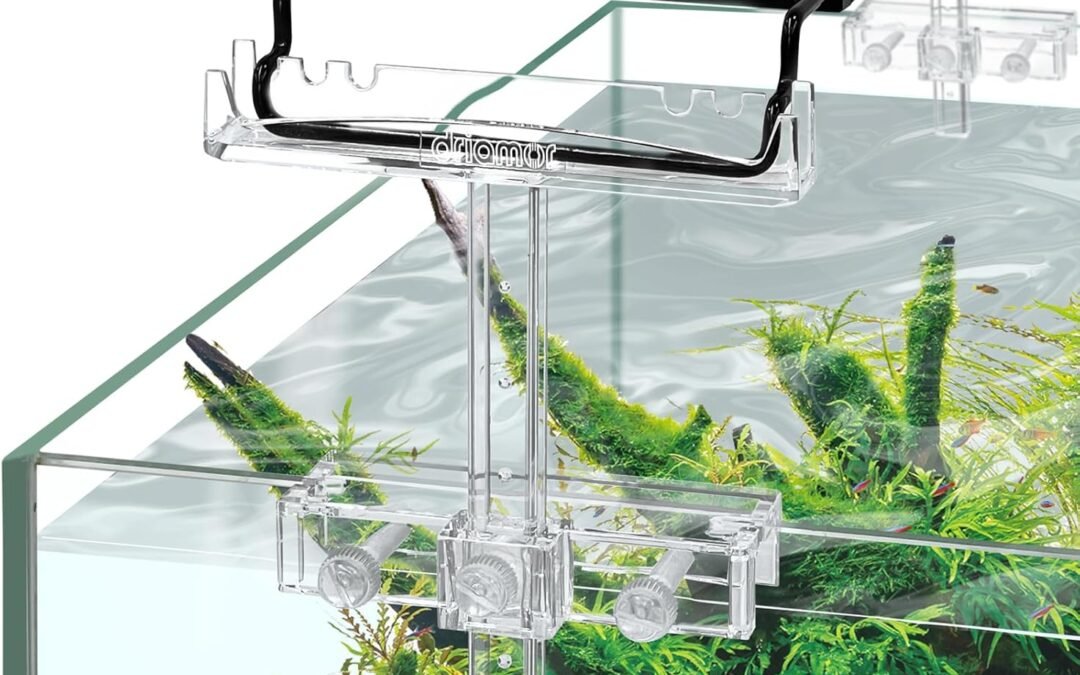OEM ODM driamor Aquarium Light Riser Adjustable, Clear Acrylic Fish Tank LED Light Stand Aquarium Lamp Holder Bracket Kit 2pcs Transparent Support for Width 2.5-4.4 Inches Light with Extendable Bracket Factory & Wholesale Supplier