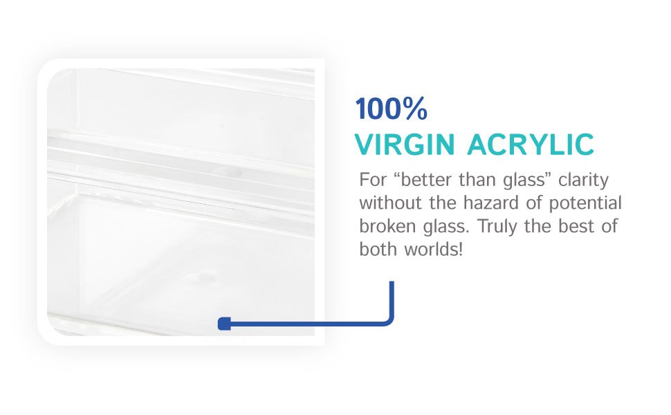 oem odm huang acrylic rectangular jewelry box with lid (4x6) factory & wholesale supplier