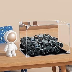 oem odm acrylic display case for collectibles assemble clear acrylic display box with mirrored back, alternative glass case for action figures lego model doll toys display (10x10x15.7 inch; 25x25x40 cm) factory & wholesale supplier