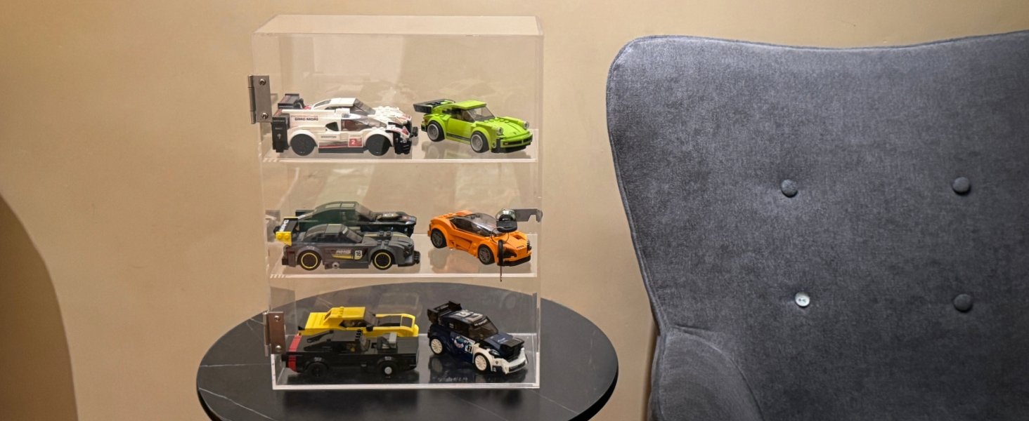 wholesale acrylic display case with lock key, countertop display case, clear showcase display cabinet safe storage, retail display case for collectibles (3 tier,11.8 x 5.9 x 15.7 inch) factory & supplier oem odm