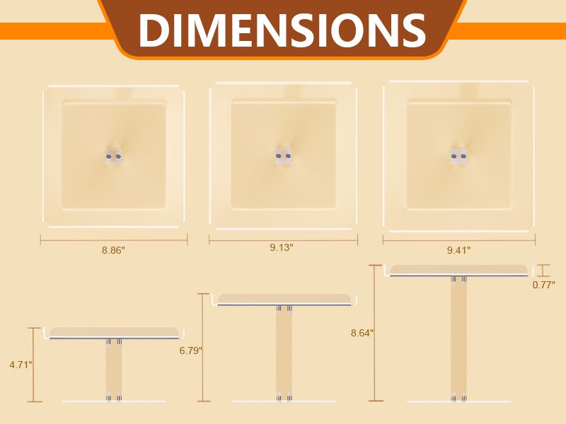 wholesale 3 piece cupcake stand, acrylic dessert table display set, clear square serving trays for birthday, wedding, baby shower factory & supplier oem odm