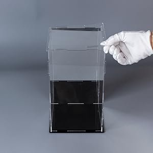 oem odm display case 7.8x5.9x7.8inch,20x15x20cm for collectibles assemble clear acrylic box alternative glass case for display action figures home storage organizing toys factory & wholesale supplier